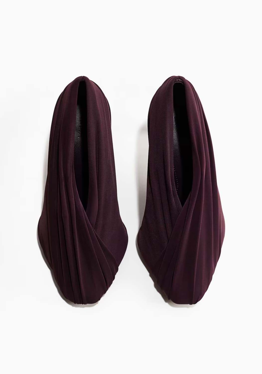 H&M studio collection 드레이프 펌프스 구두 상품이미지3