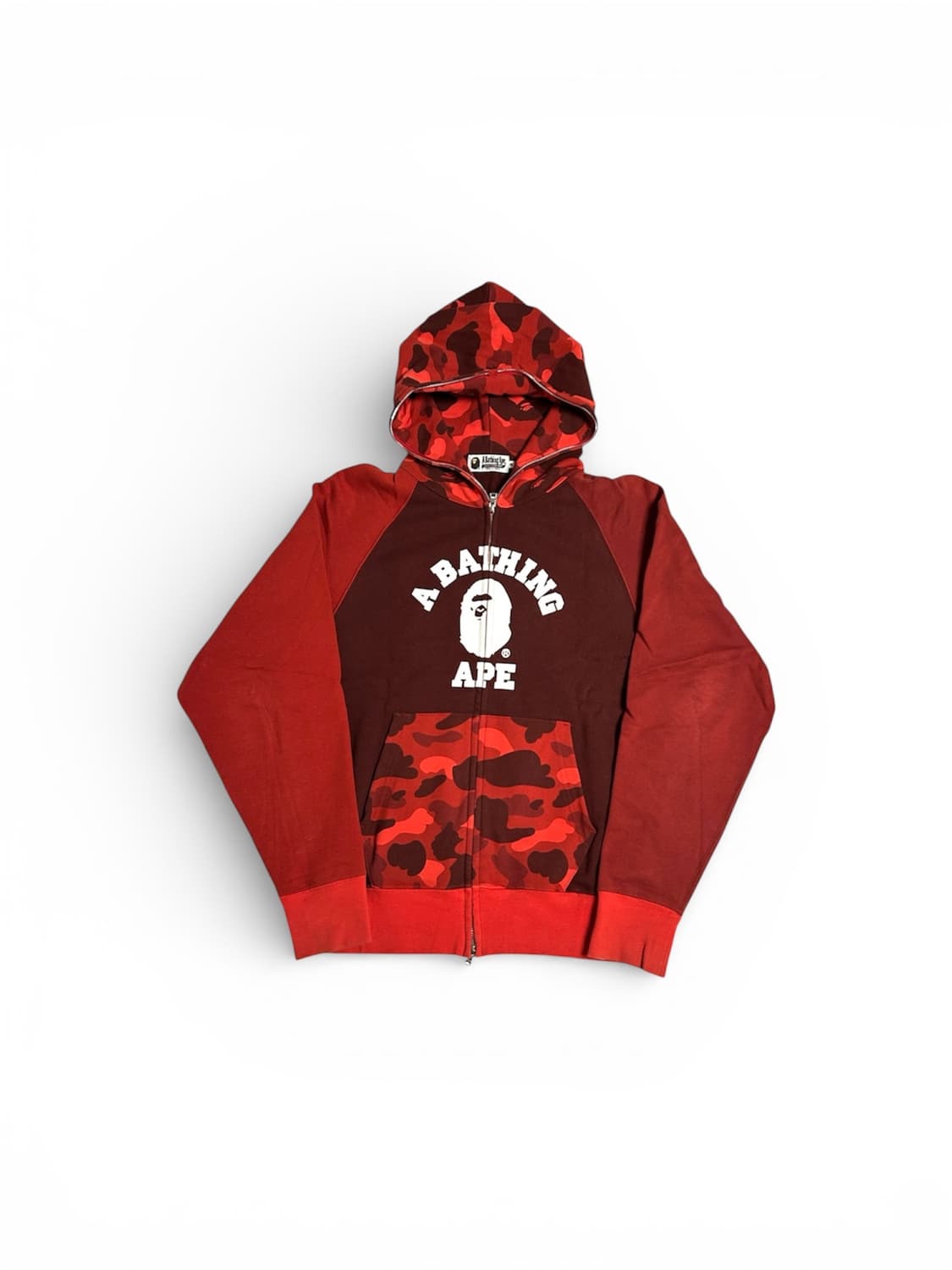 베이프 적계 후드집업  상품이미지1