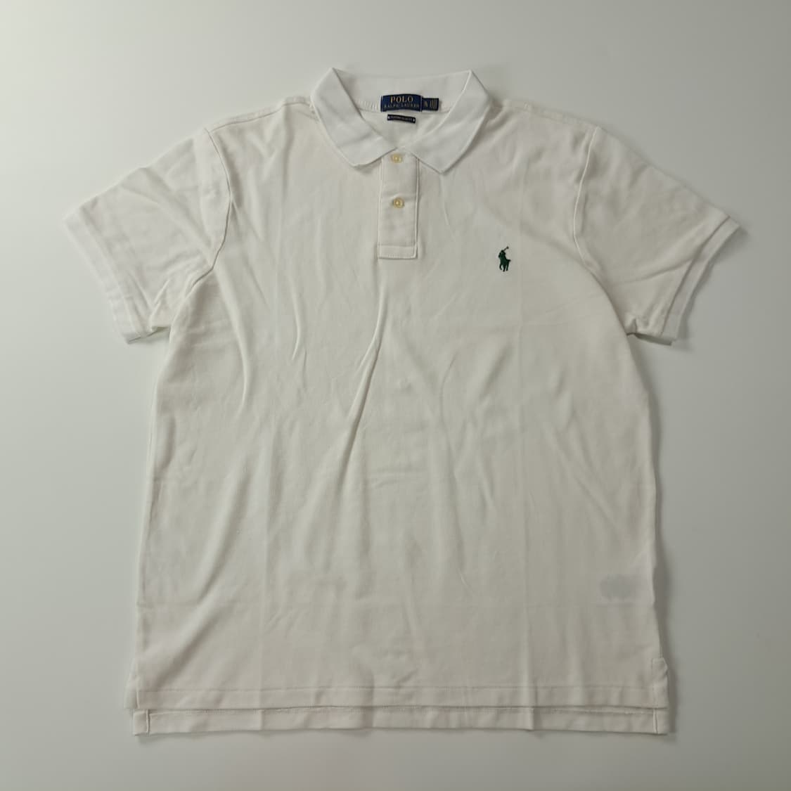CK433 XL 폴로 커스텀슬림핏 화이트칼라 반팔 셔츠 남방 상품이미지1