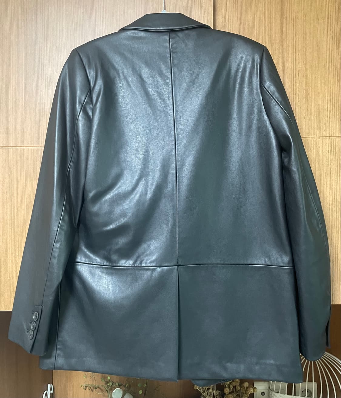 자라 페이크 레더 블레이저 자켓 - 새상품 상품이미지3