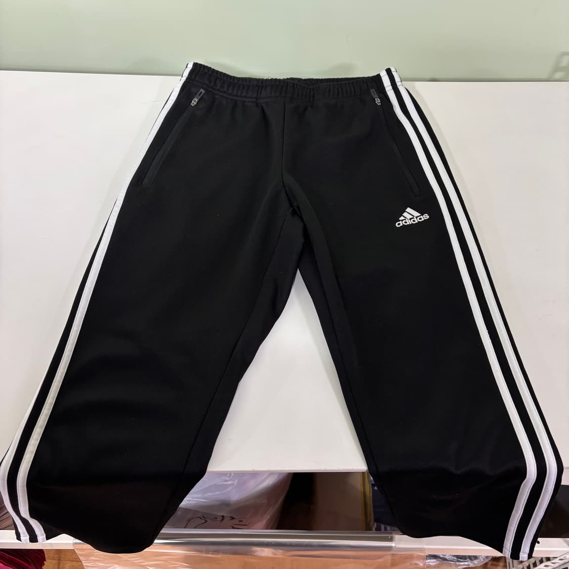 우먼S 아디다스 블랙 슬림핏 트랙팬츠 상품이미지2