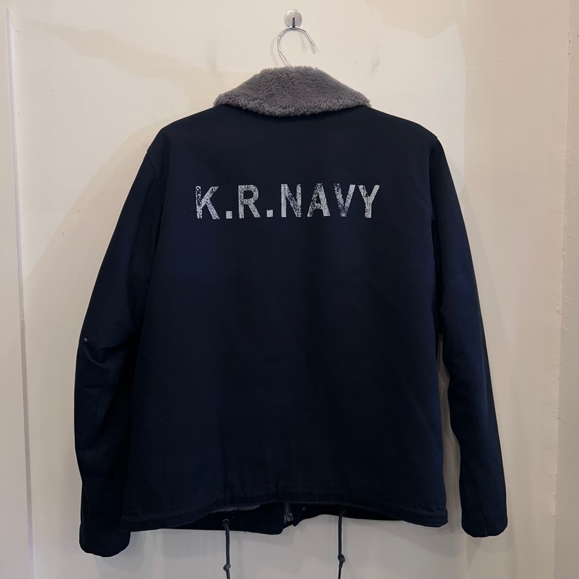 KR NAVY 해군 스냅버튼 겨울 전투야상 상품이미지5