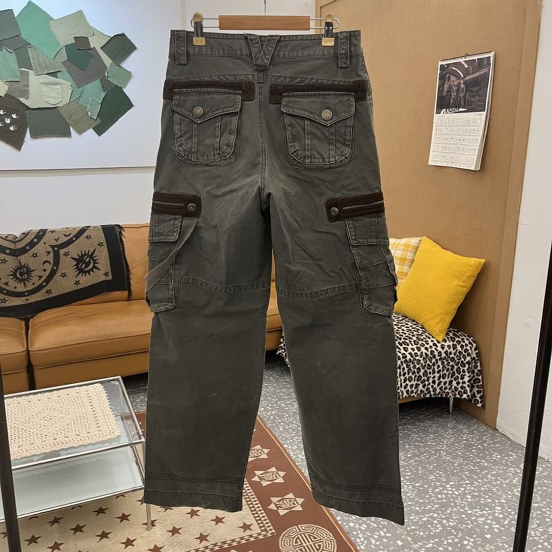 유니온베이 빈티지 스트릿 펑크 트러커 카고팬츠 72 C10324 상품이미지4