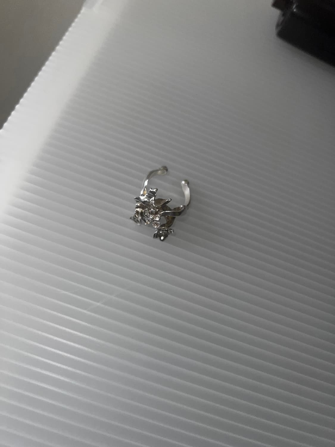 ASTERISK Double Headed Floral Ring 상품이미지4