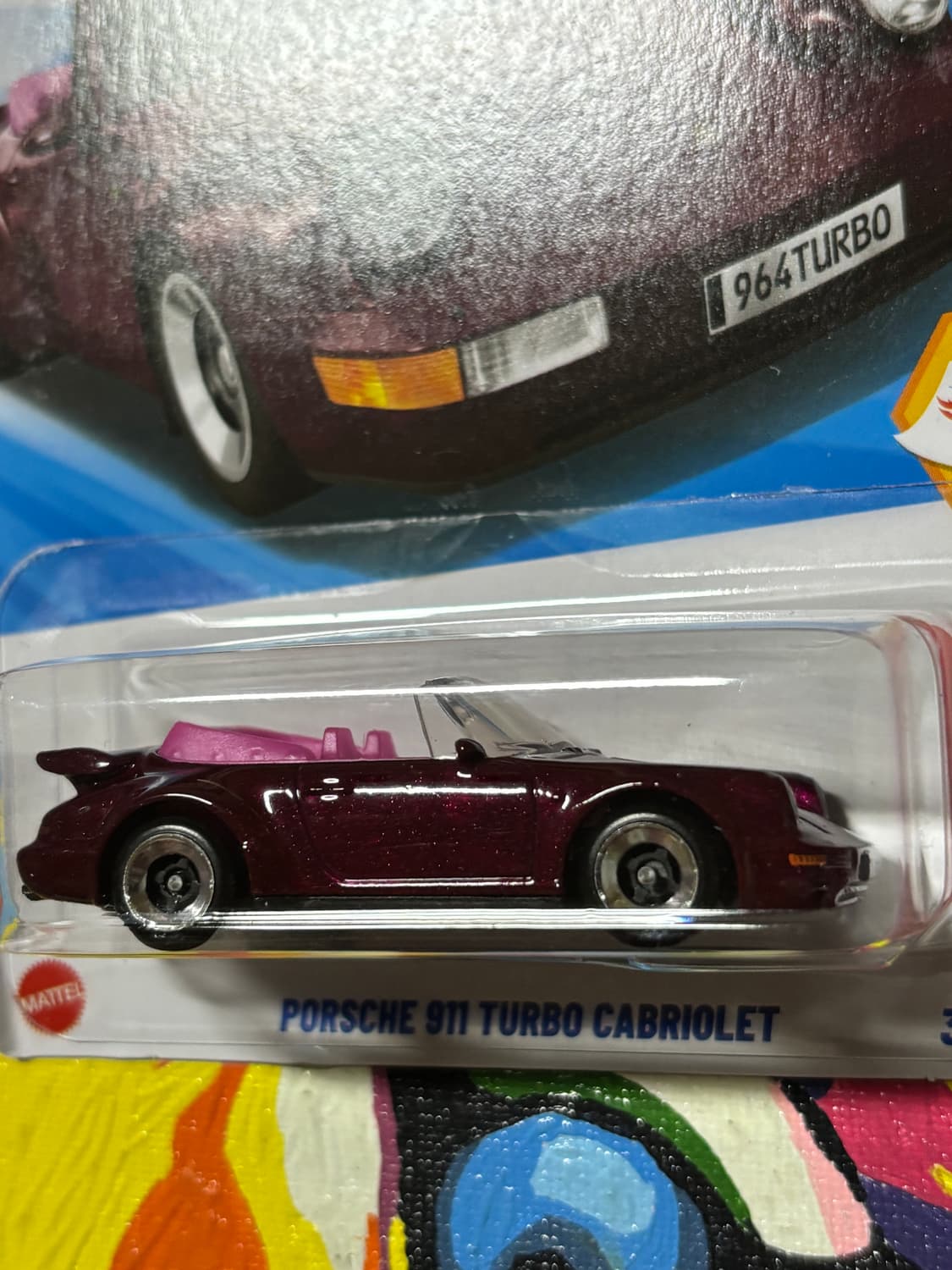 미개봉) 포르쉐 911 터보 카브리올레 다이캐스트 핫휠 인테리어 소품 상품이미지6