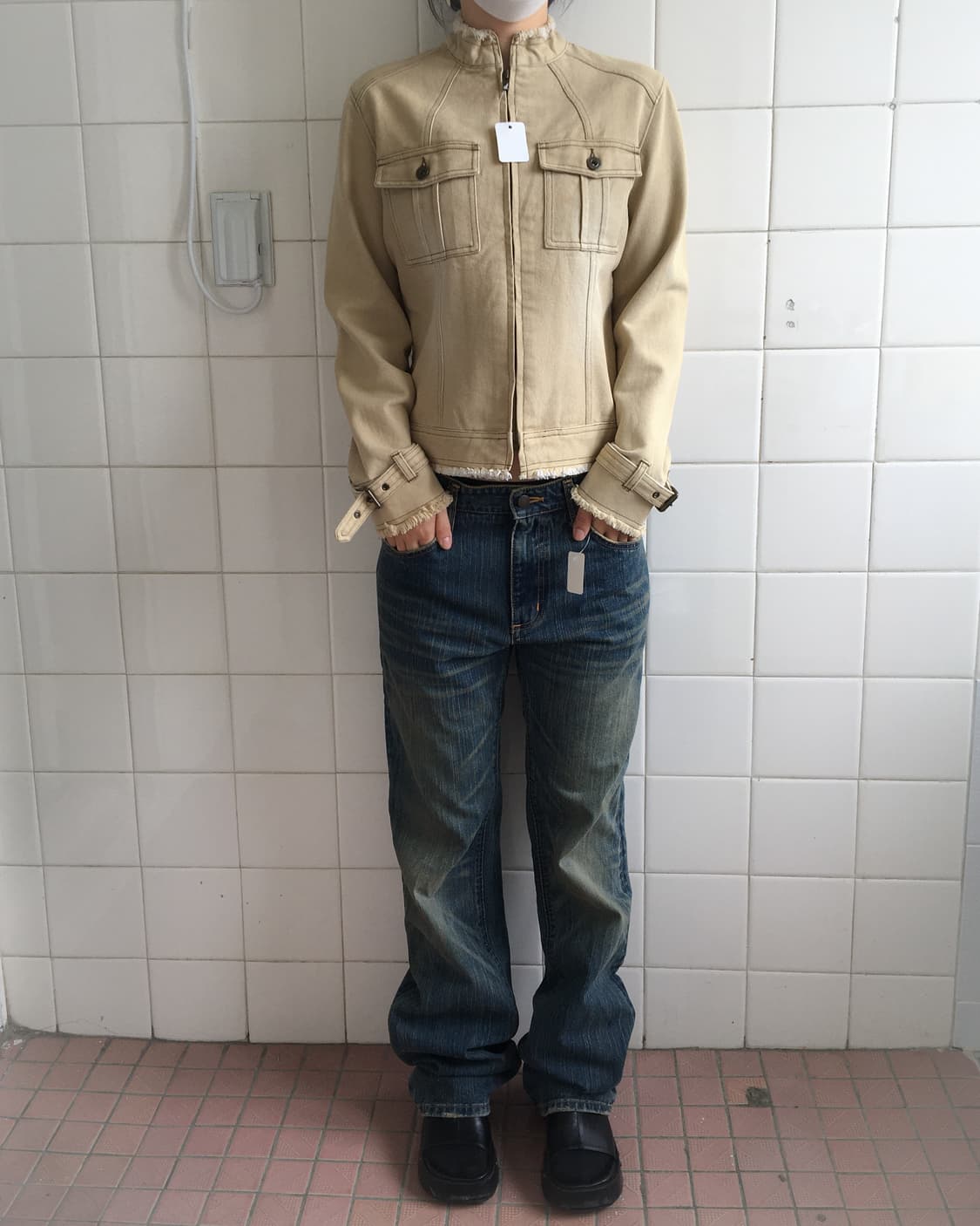 High neck cotton jacket 상품이미지5