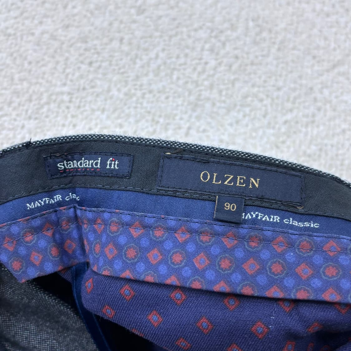 90 새상품 올젠 스탠다드핏 팬츠 0421E 상품이미지3