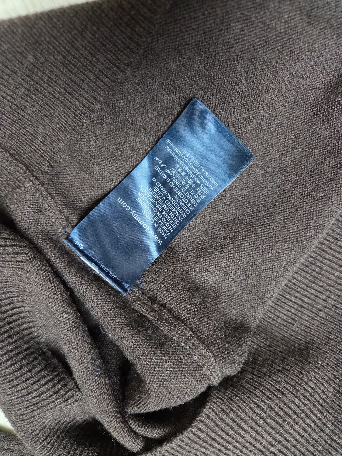 타미힐피거 램스울100%  남성 니트 MㅡL사이즈 상품이미지7
