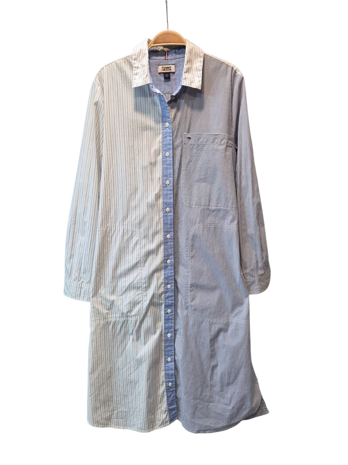 타미힐피거 스트라이프 셔츠 원피스 상품이미지1