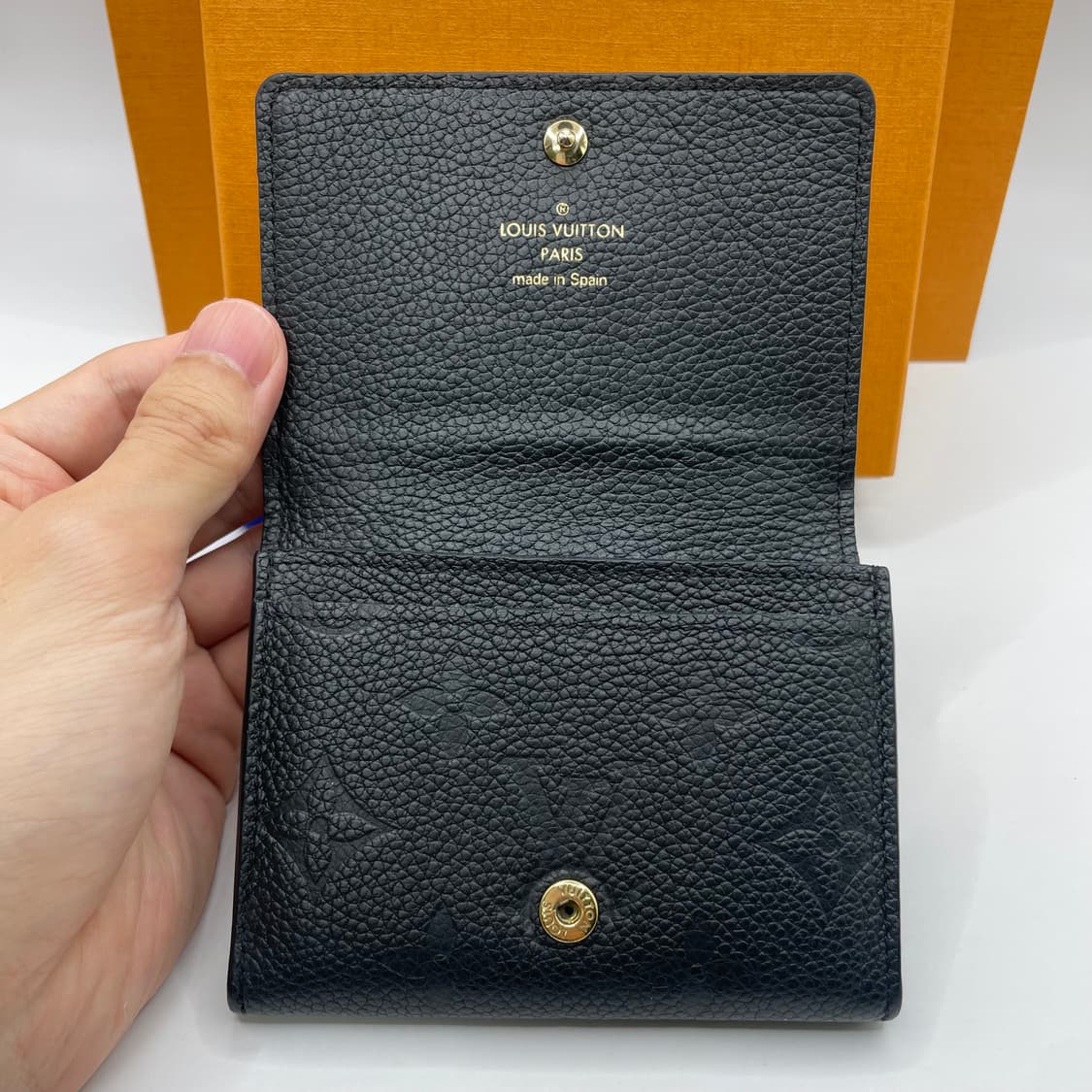 루이비통 앙프렝뜨 카드지갑 블랙 상품이미지6