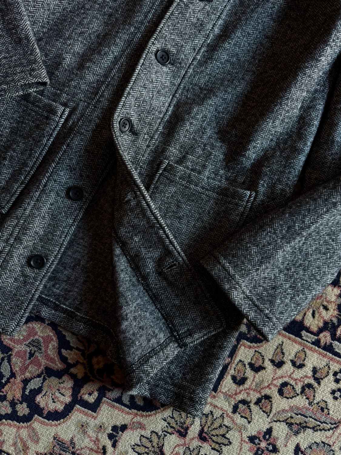 엔지니어드 가먼츠 트위드 코트 100 상품이미지6