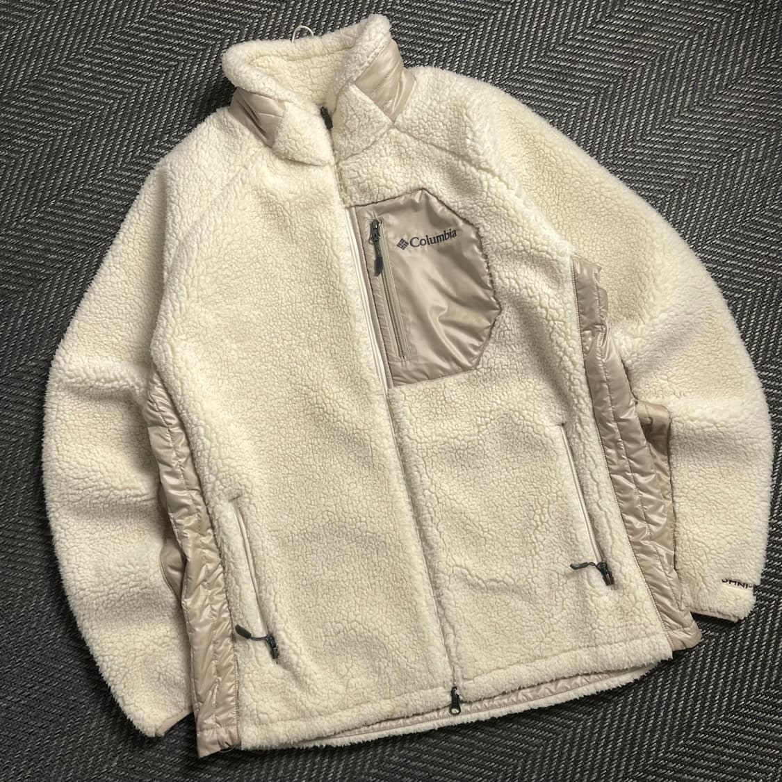 컬럼비아 USA 플리스 자켓 아리보리 y 4684 상품이미지1
