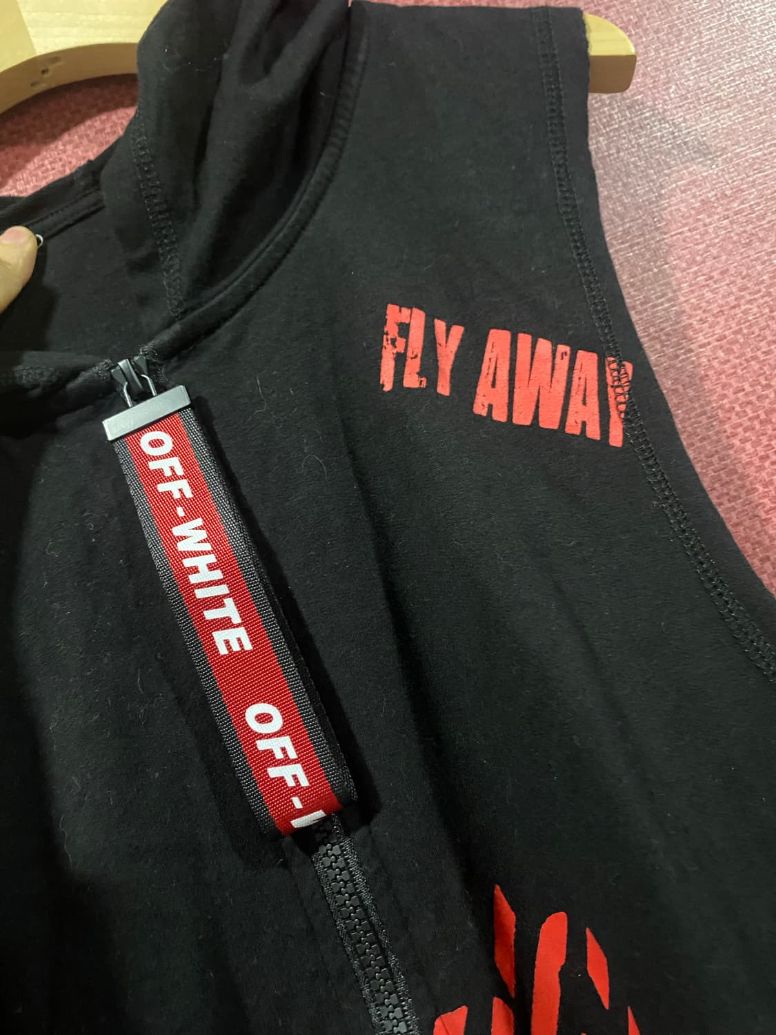 힙한 후드 조끼 상품이미지2