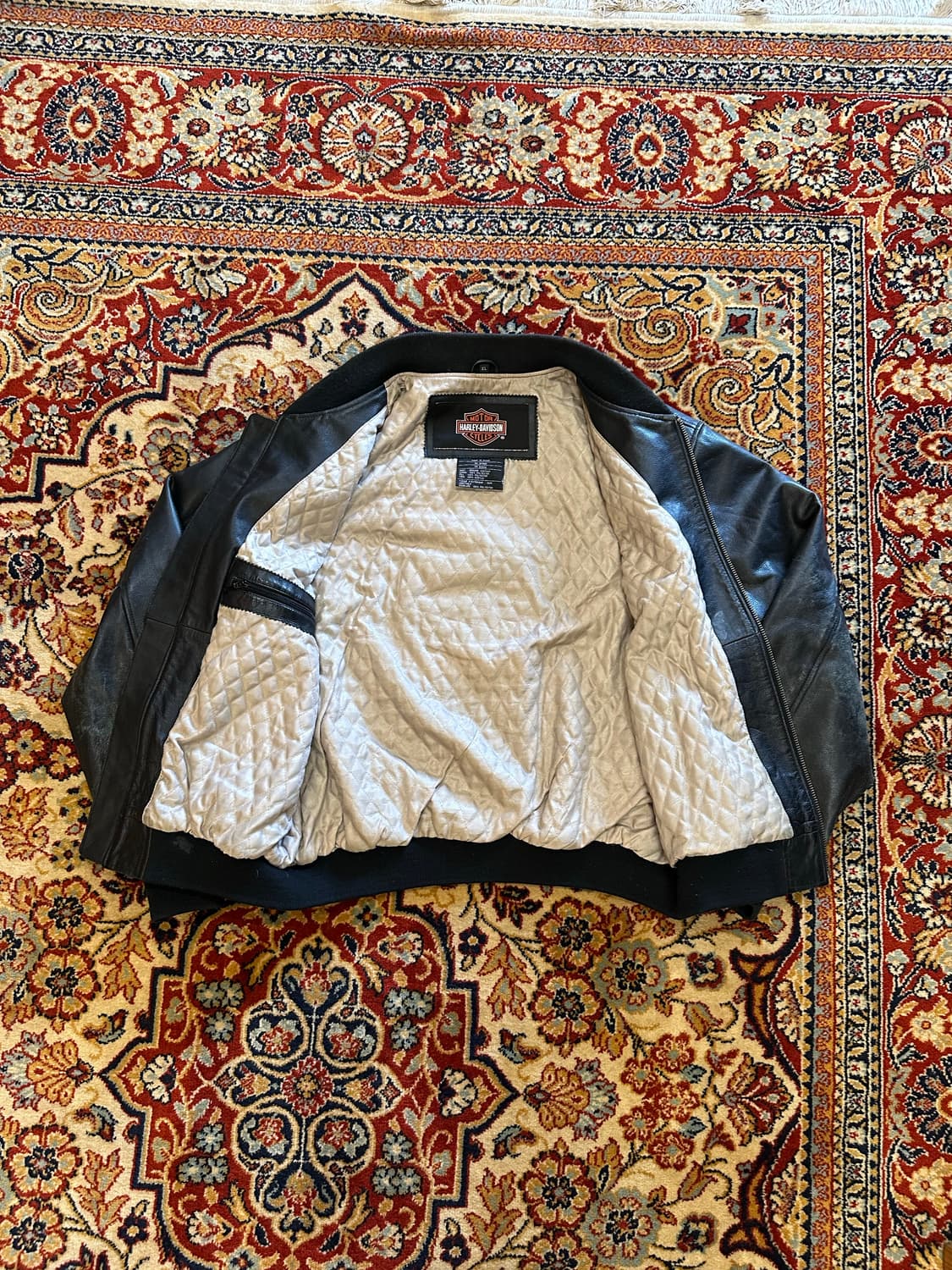 할리데이비슨 "Powertrain Operations" 레더자켓 - XL 상품이미지9