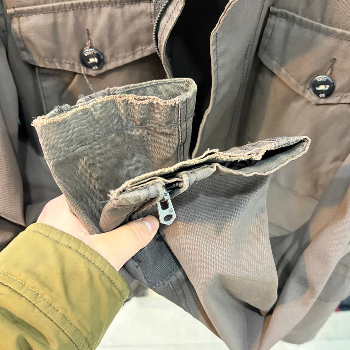 G-star raw 지스타로우 브라운 왁스 워크 자켓 상품이미지10