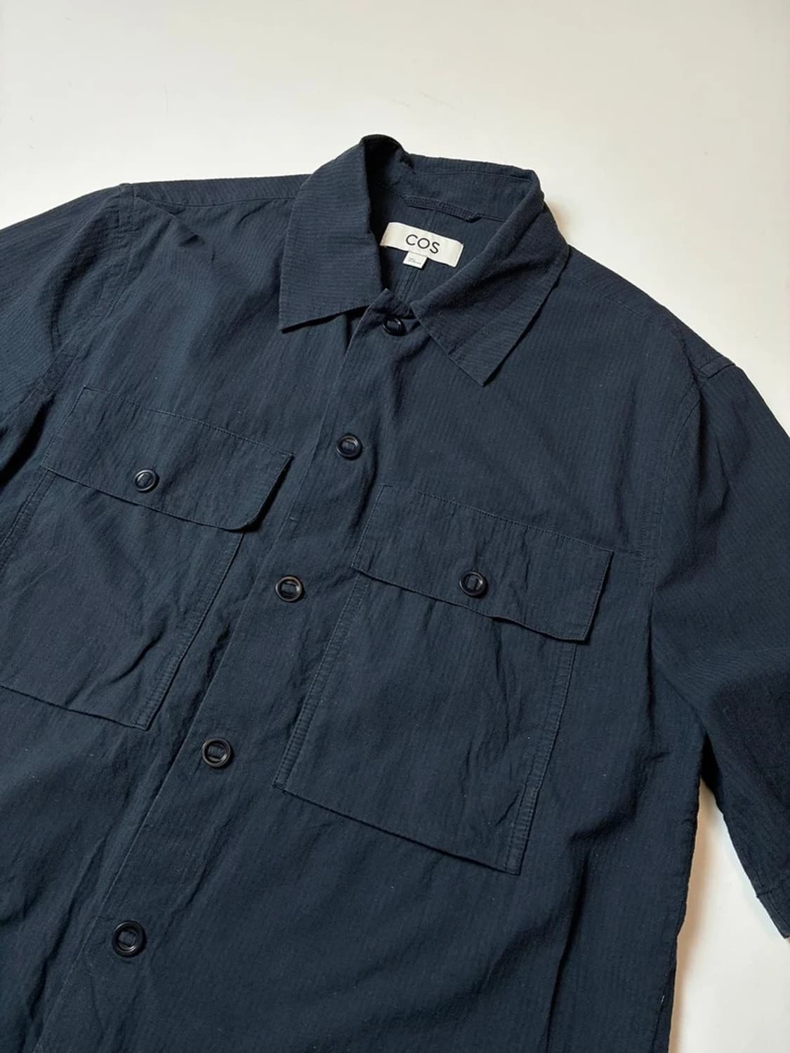 코스 COS 린넨 블렌드 반팔 투포켓 반팔 셔츠 PN9091 상품이미지2