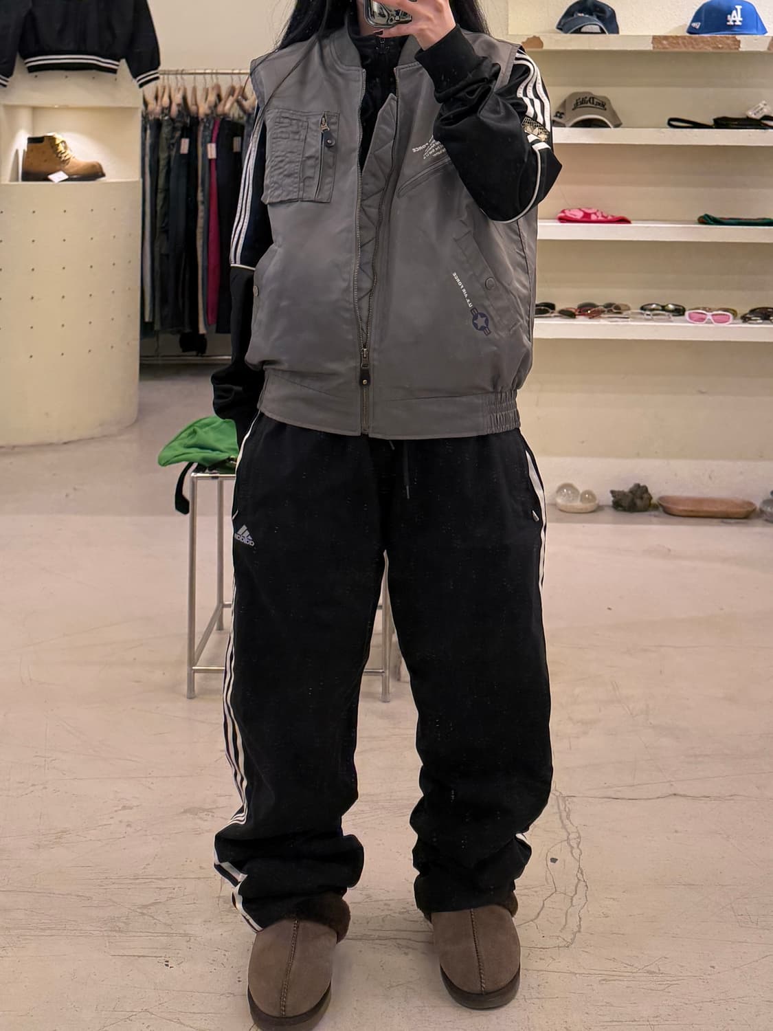 아디다스 밴딩 트랙팬츠 블랙 U1185 상품이미지1