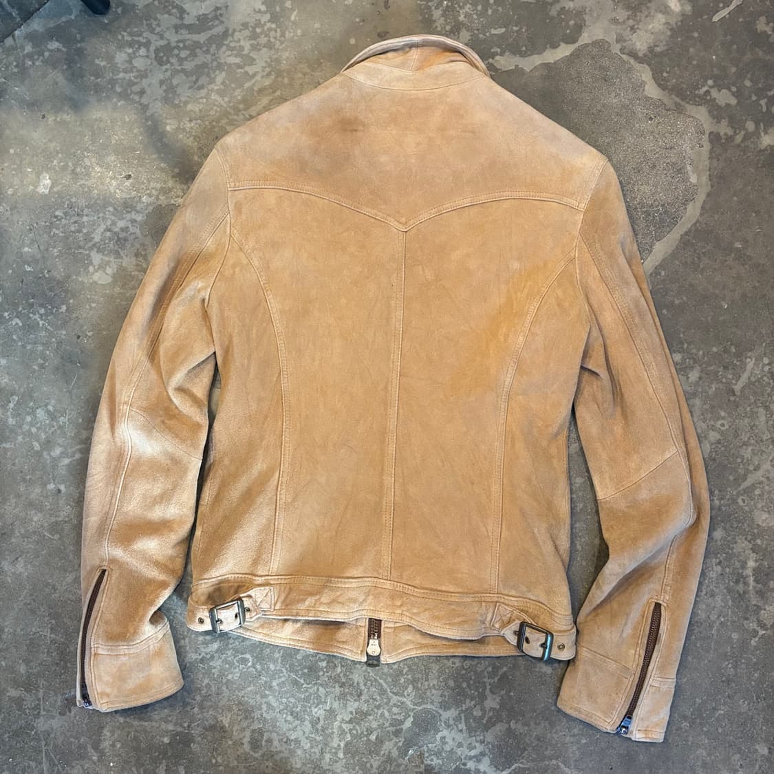 일본 잭로즈 스웨이드 싱글 라이더 자켓 상품이미지2