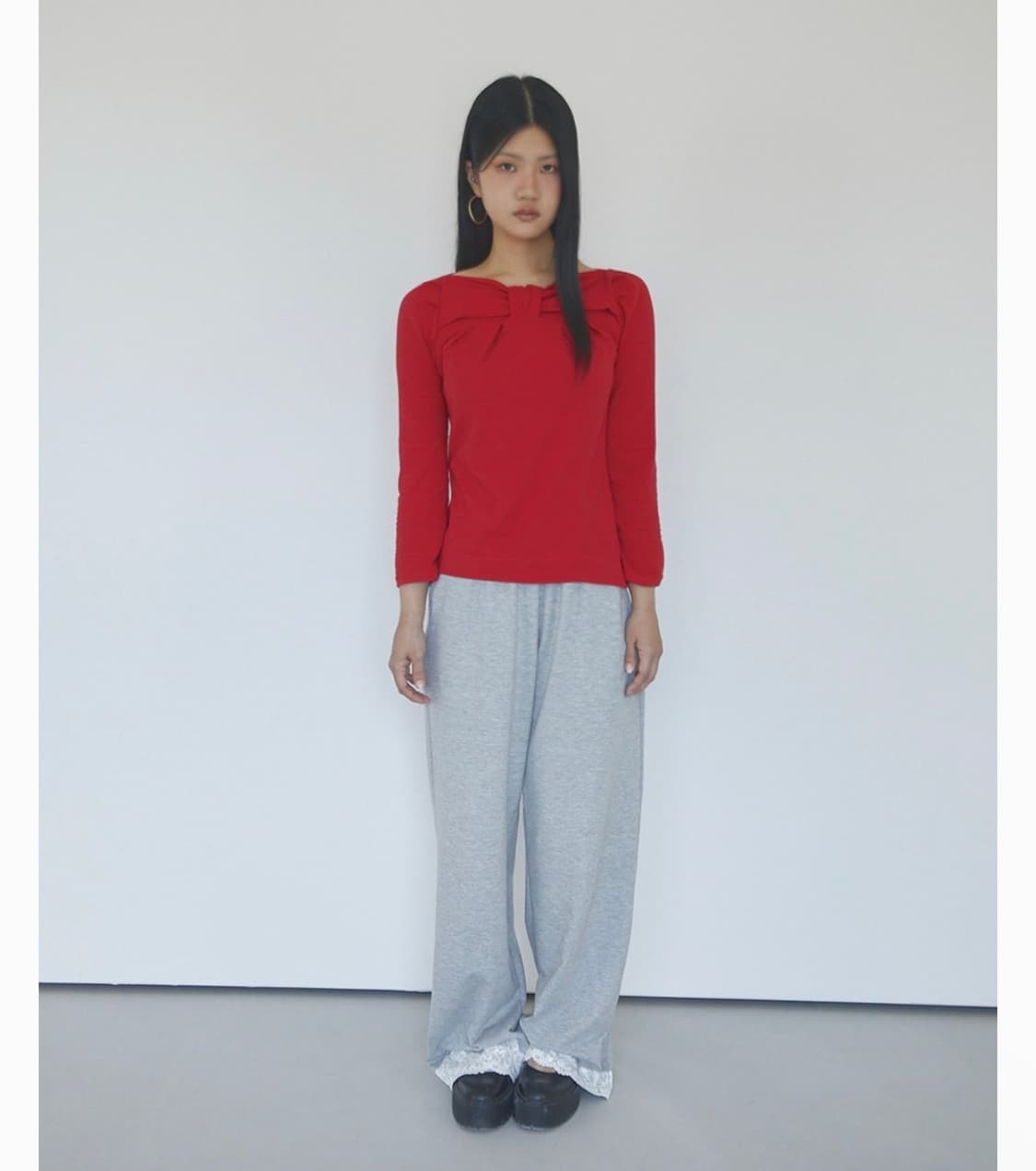 나이트프루티 gift bow sleeve tee 상품이미지2