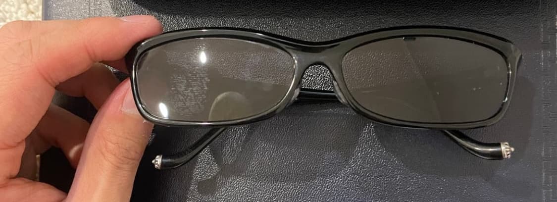 크롬하츠 안경 선글라스 비얼디드 베이비 블랙 상품이미지4