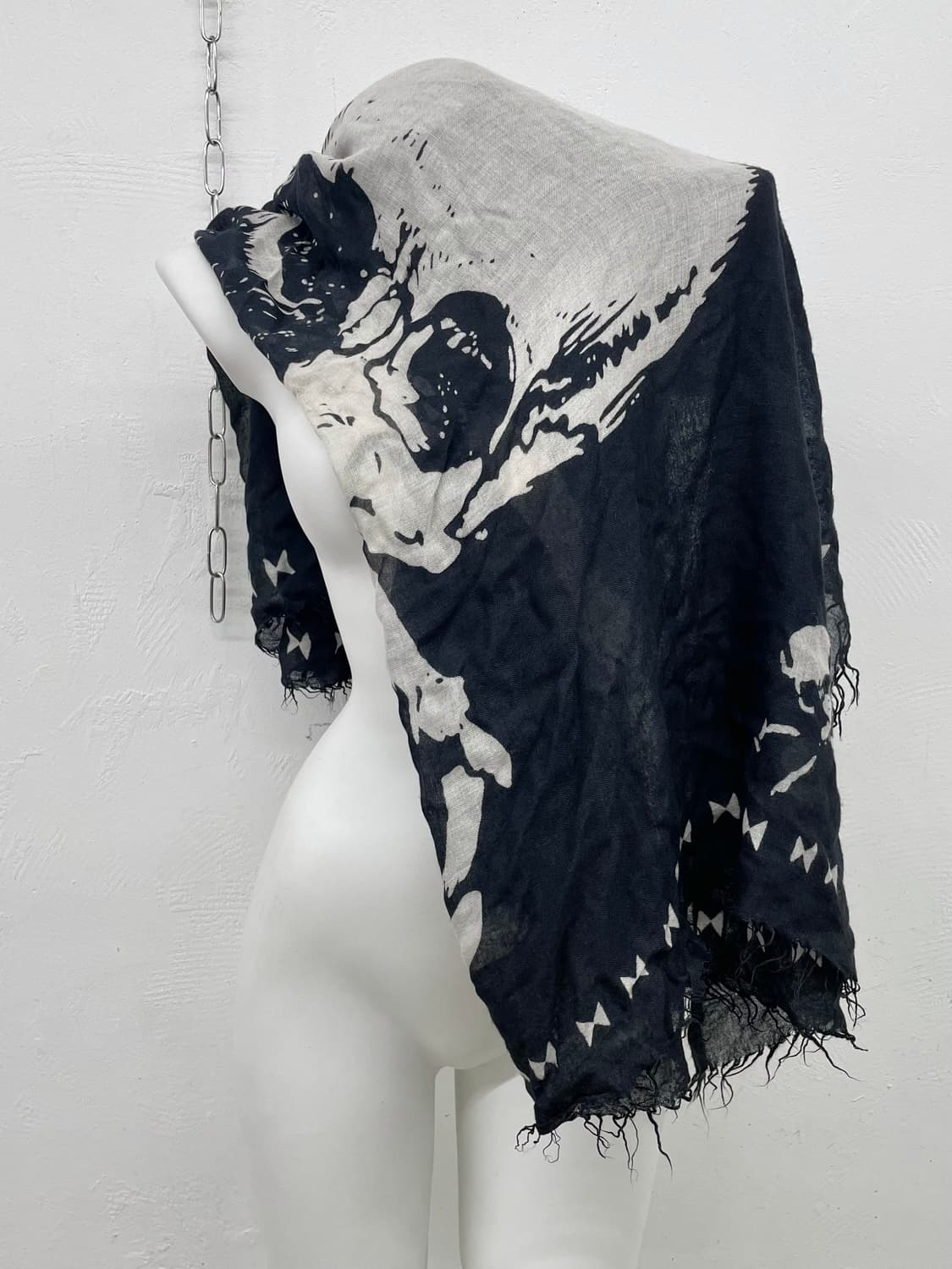 펑크 스컬 수술 머플러💀 상품이미지2