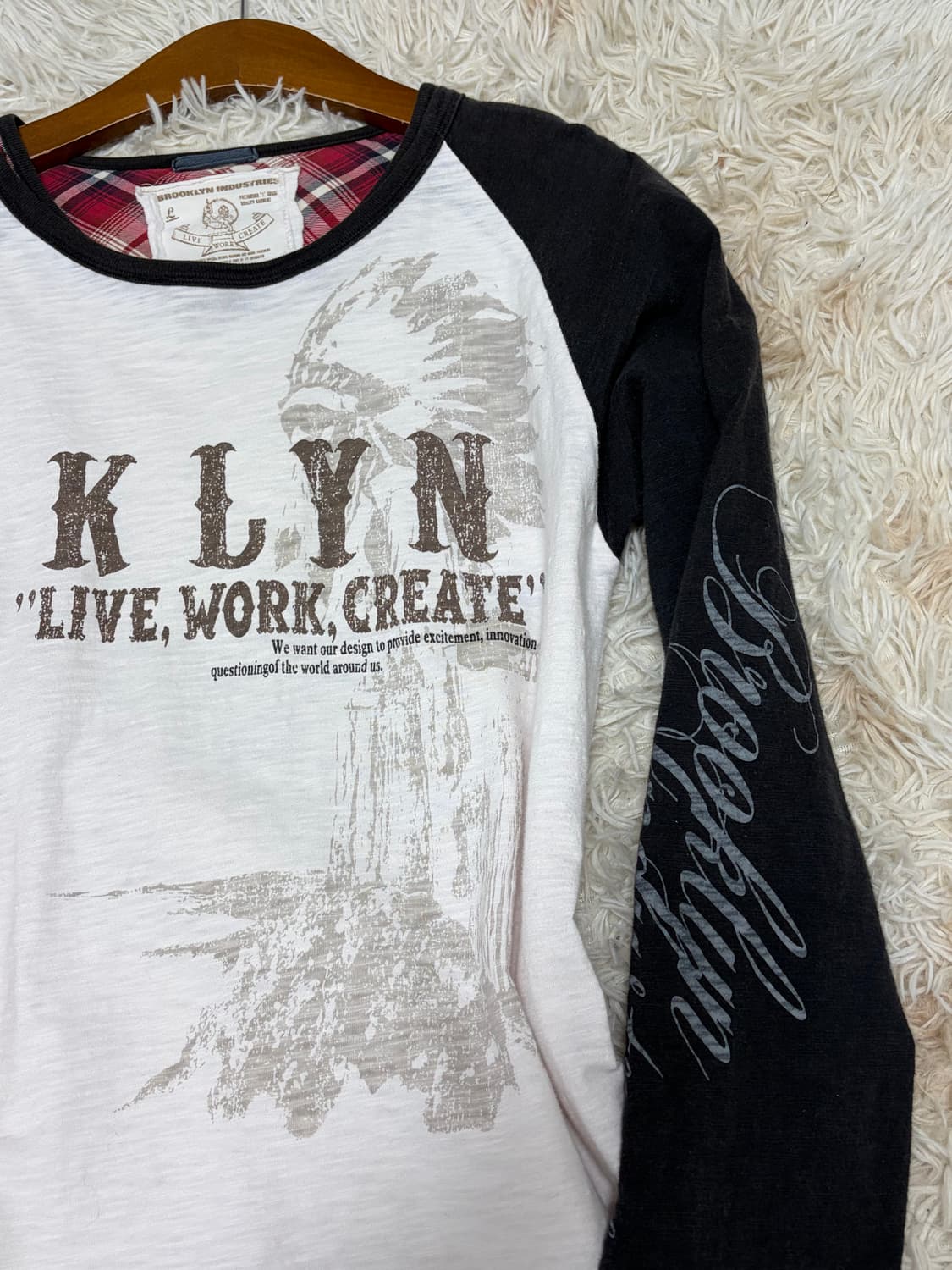 00s 와투케 펑크 y2k 레터링 롱슬리브  상품이미지3