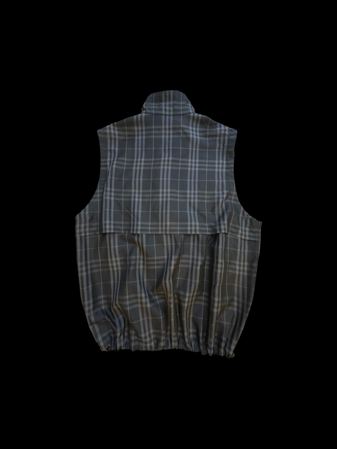 (버버리 골프 체크 집업 조끼 상품이미지2