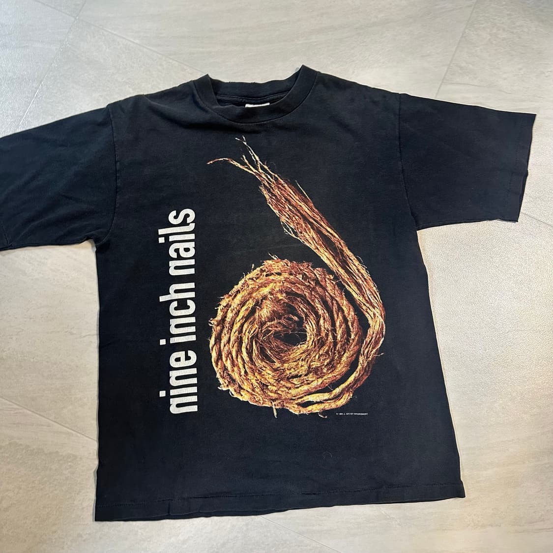 [L] 90s Nine inch nails 빈티지 밴드티 상품이미지1