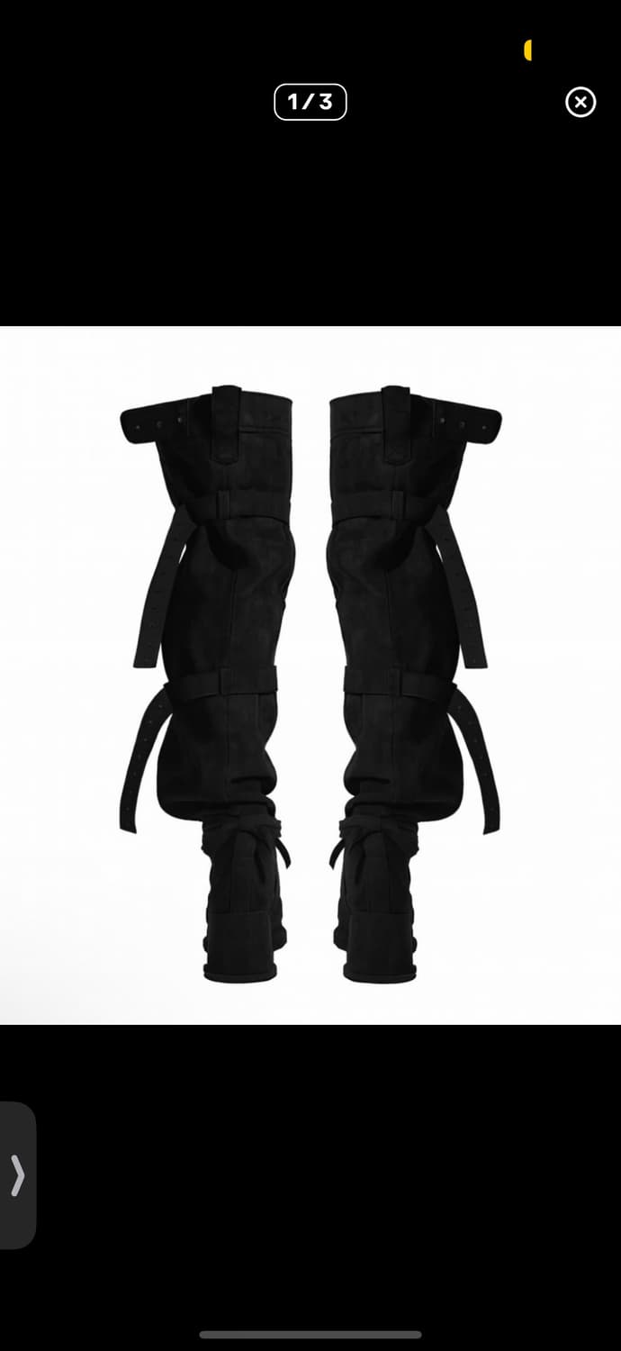 게이트리스 구해요)BUCKLE THIGH HIGH BOOTS [HIGH] 상품이미지1