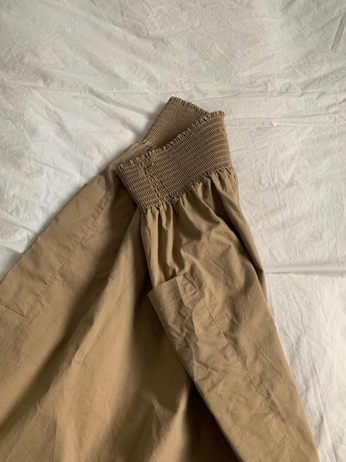 코튼 밴딩 스커트 상품이미지3