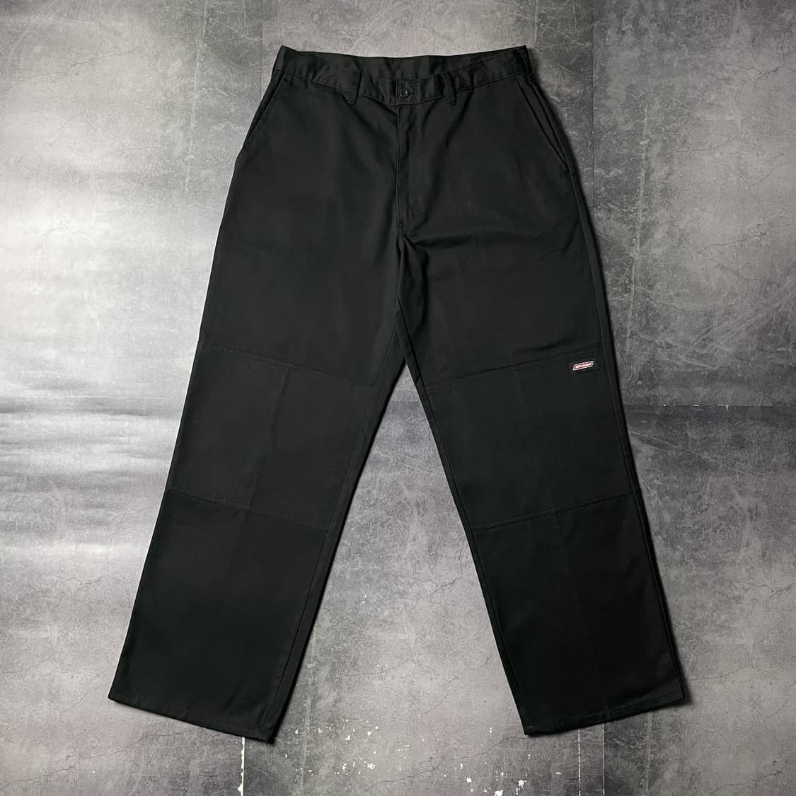 DICKIES 디키즈 빈티지 블랙 더블니 워크 팬츠 A01095 상품이미지1