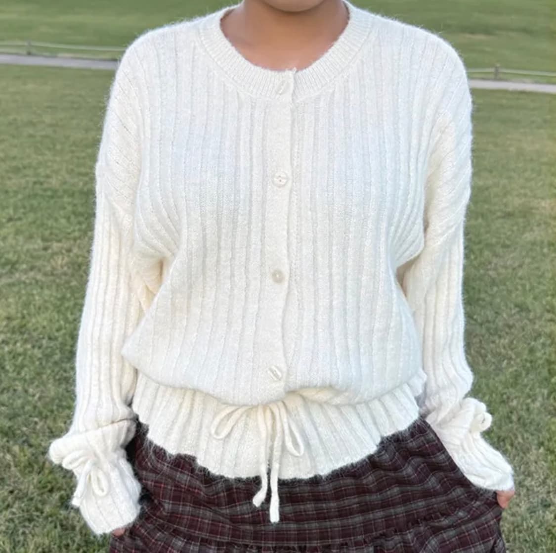 부클 프릴 가디건 상품이미지1