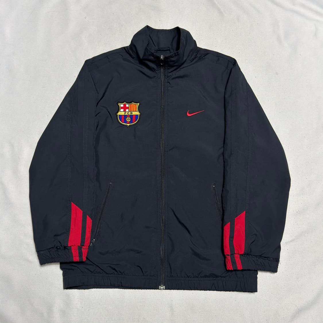 M 나이키 바르셀로나 블랙 바람막이 상품이미지2