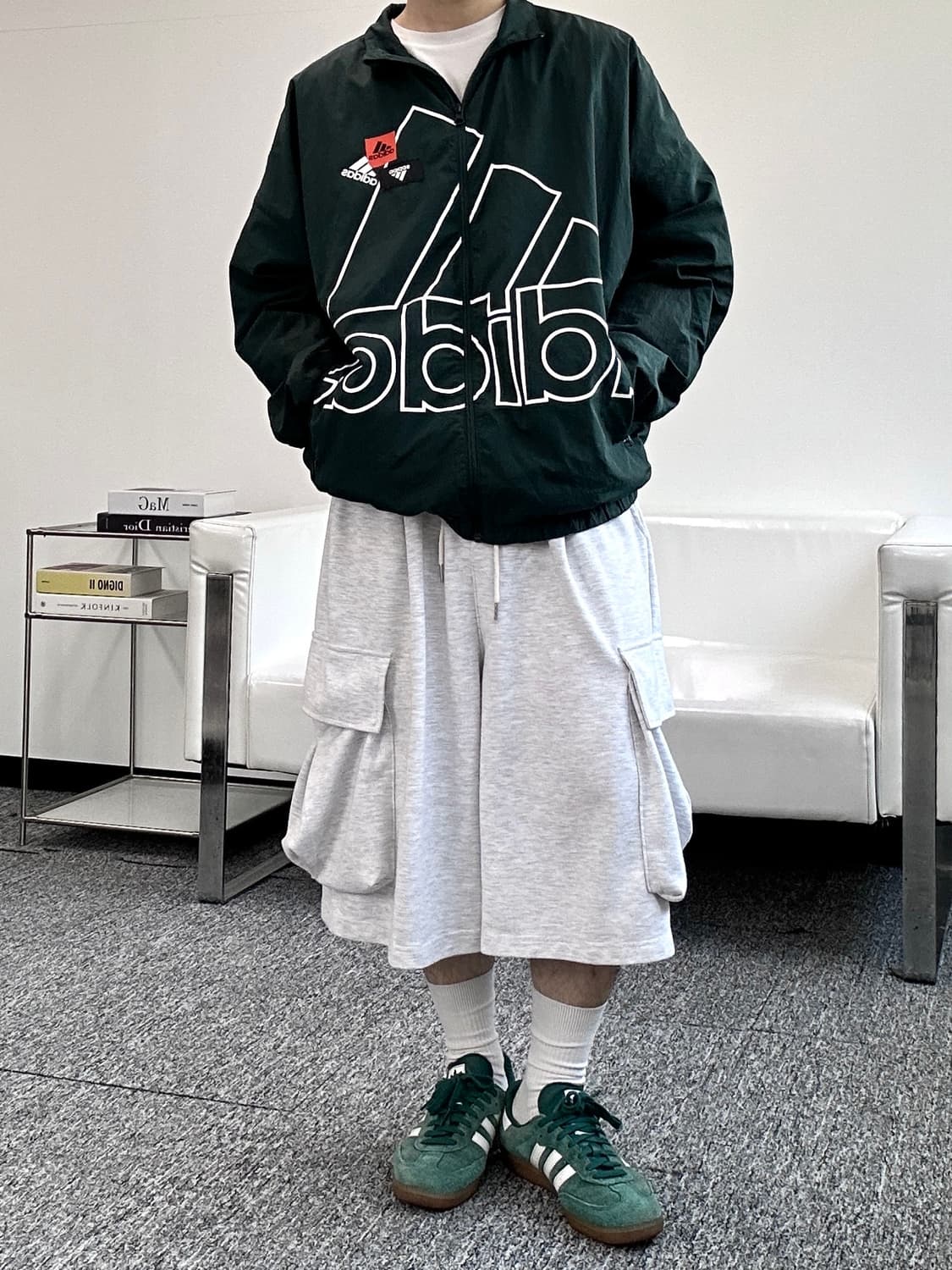 아디다스 BP3 우븐 빅로고 바람막이 XL  상품이미지4