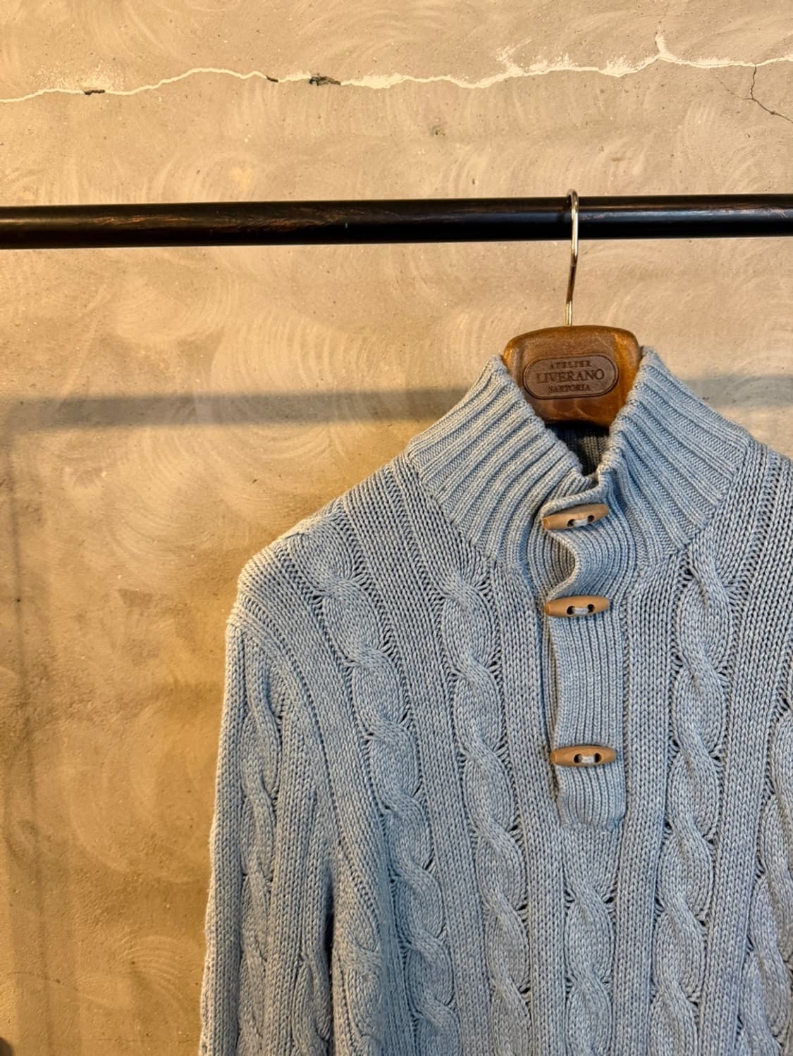 폴로 랄프로렌 실크 100% 숄칼라 케이블 니트 100~103 상품이미지4