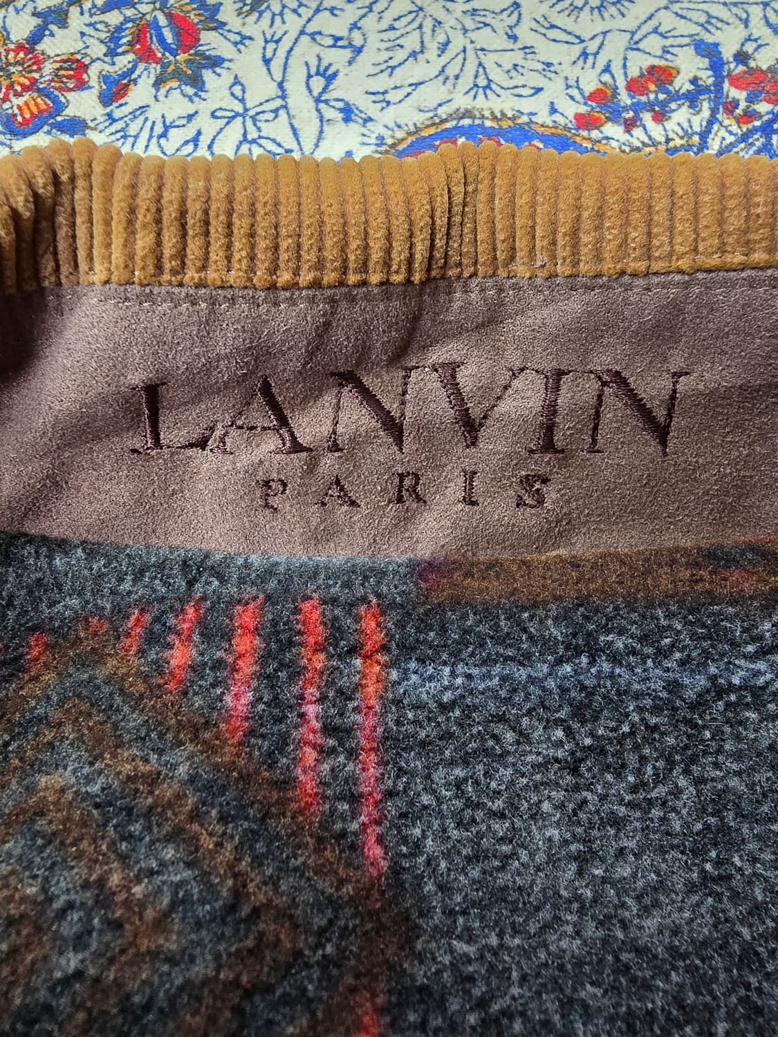 랑방 브라운 퀼팅 스웨이드 자켓 (1745) 상품이미지3