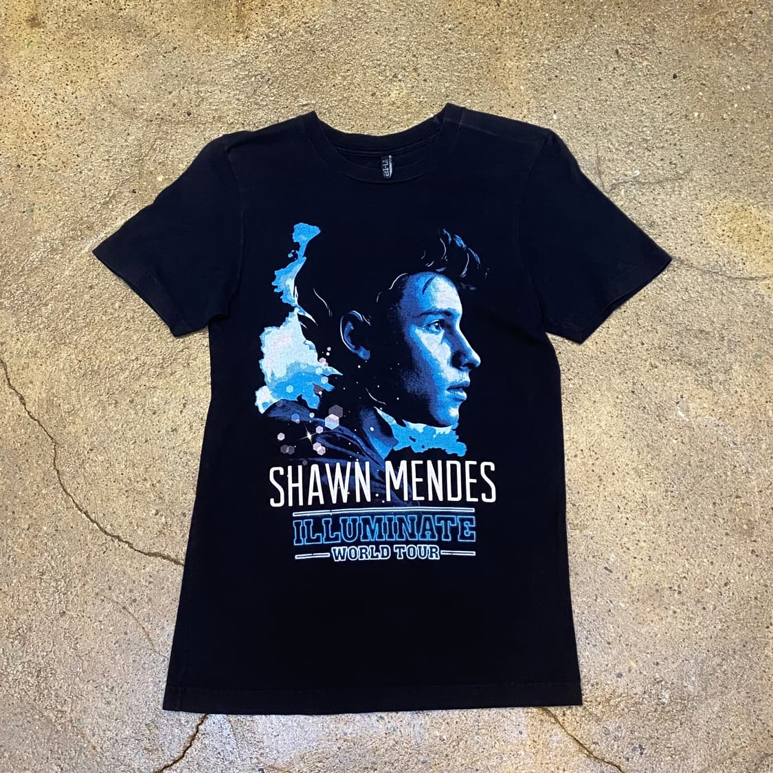 미국 빈티지 션 멘데스 월드투어 굿즈티 반팔티 락티셔츠 상품이미지1