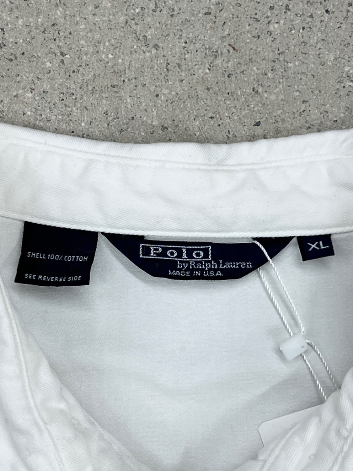 폴로 랄프로렌 90s 화이트 해링턴 자켓  상품이미지7