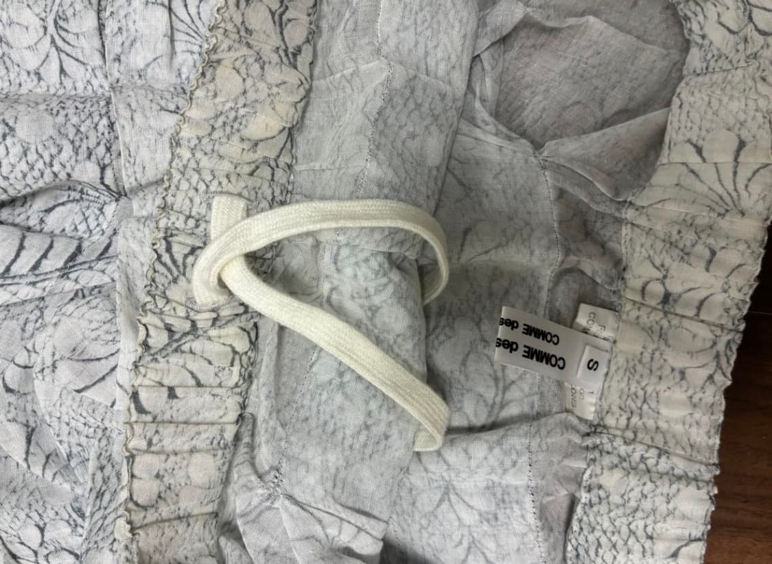 꼼데가르송 패턴 스커트 상품이미지3