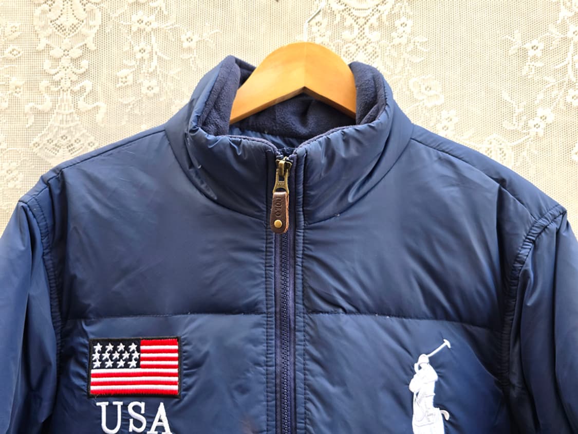 폴로 랄프로렌 빅포니 성조기 패딩 상품이미지2