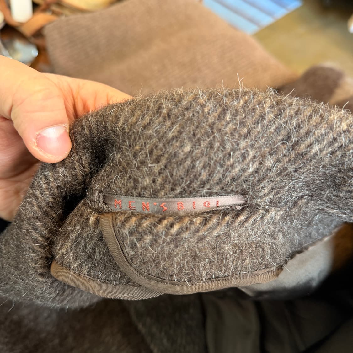 ~ xl 추천 맨즈 비기 by 타케오 키쿠치 헤어리 원단 오버사이즈 코트 상품이미지9