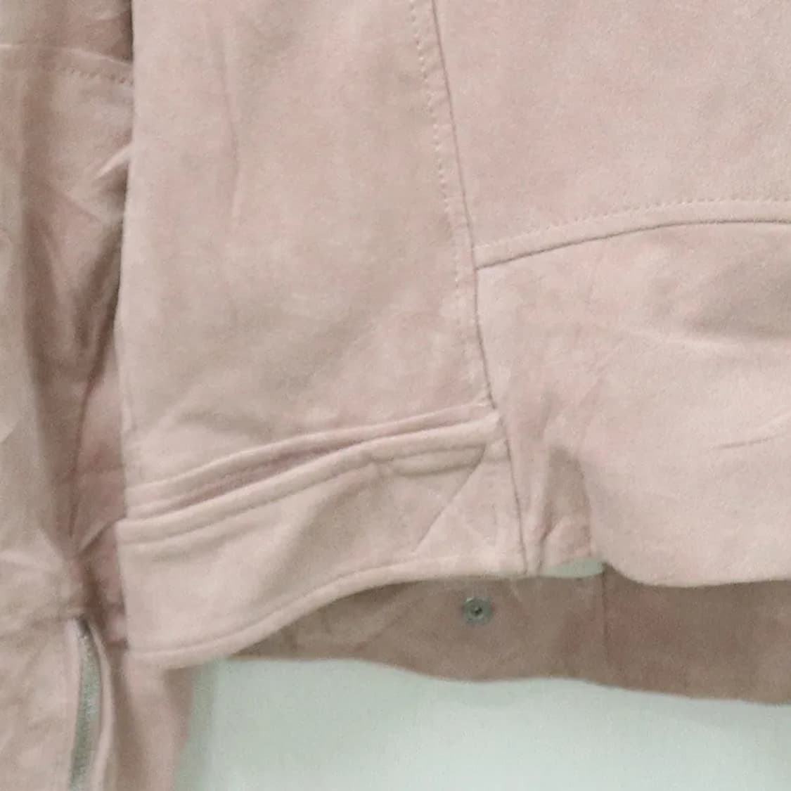 H&M 히메갸루 핑크 스웨이드 라이더 자켓 61457 상품이미지5