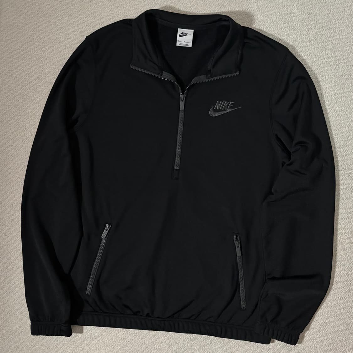 나이키 블랙 그레이 검회 반집업 상품이미지1