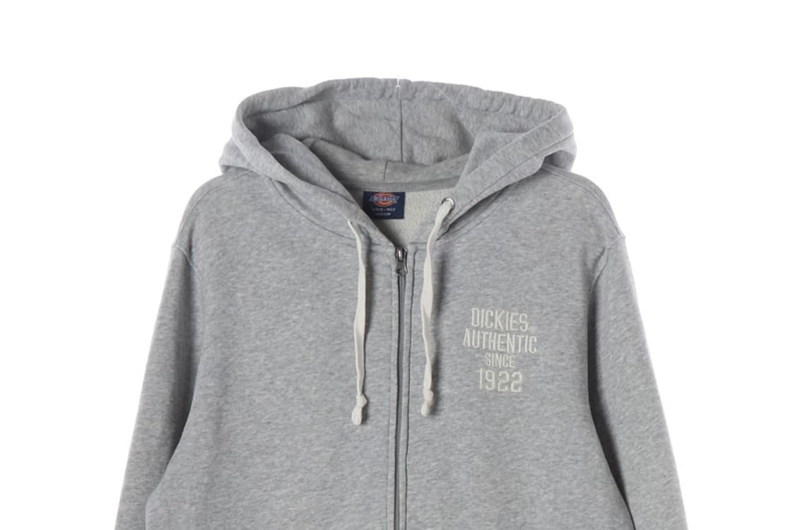 디키즈 그레이 빈티지 레터링 후드 집업 M 상품이미지3