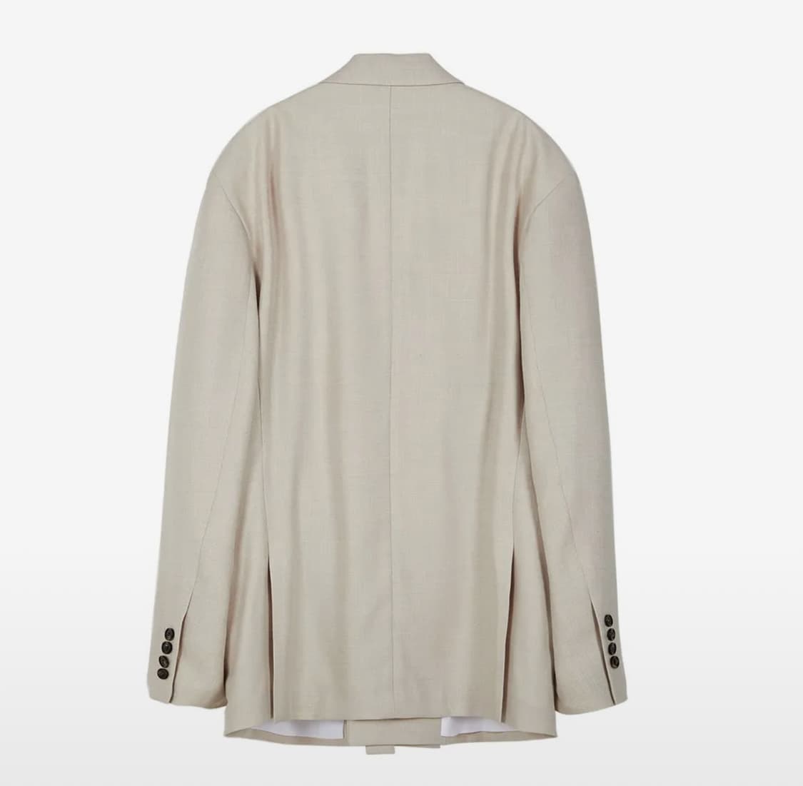 유니섹스 베로나 더블 브레스트 자켓 awa244u(Cream) 상품이미지2