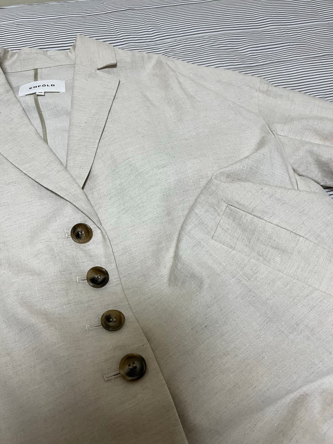 엔폴드 피쉬테일 롱 자켓 상품이미지5