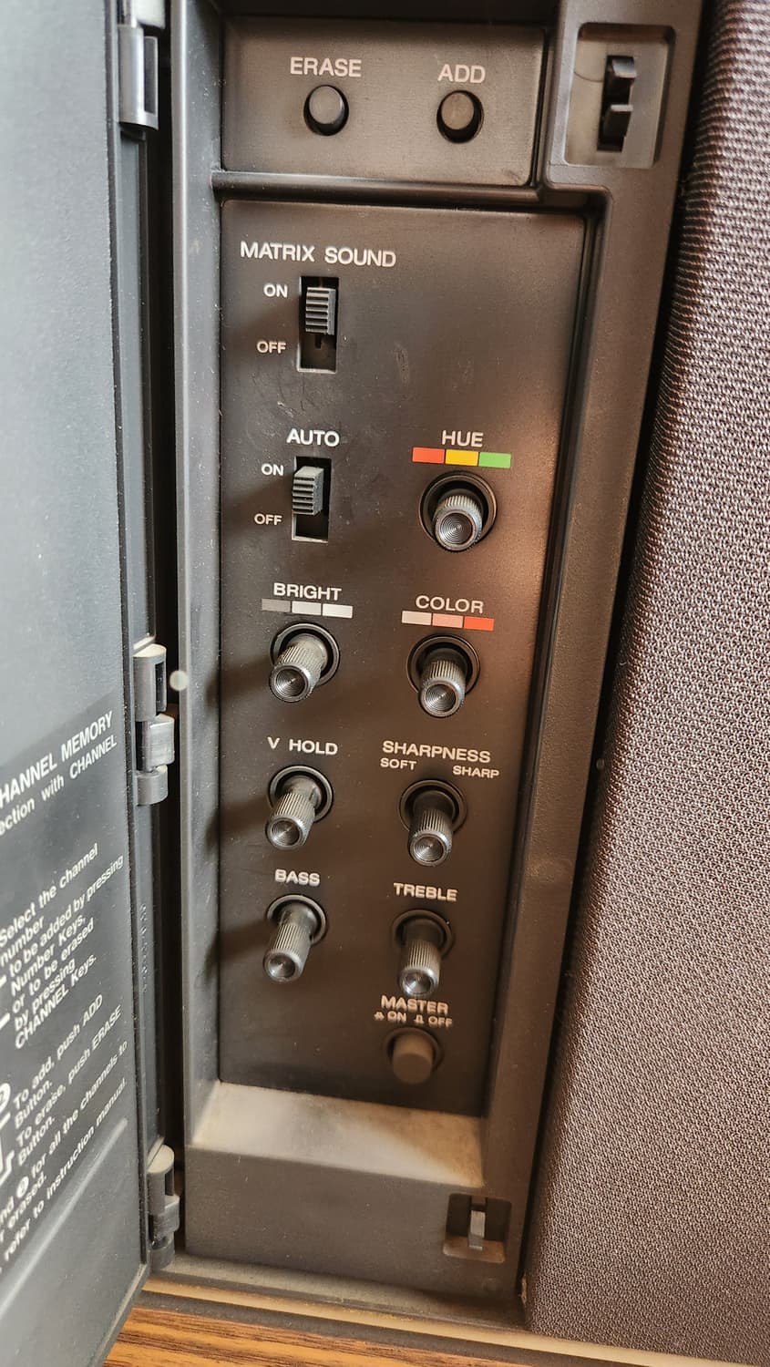 빈티지 TV 소니 트리니트론 KV-2645R 상품이미지8