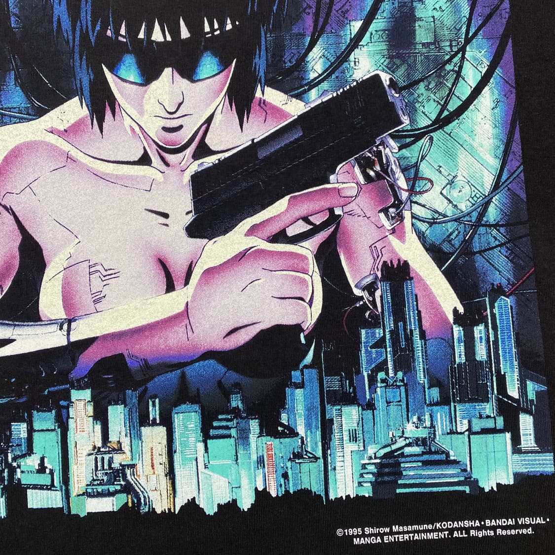 긱스룰 공각기동대 오피셜 애니메이션 티셔츠 상품이미지6