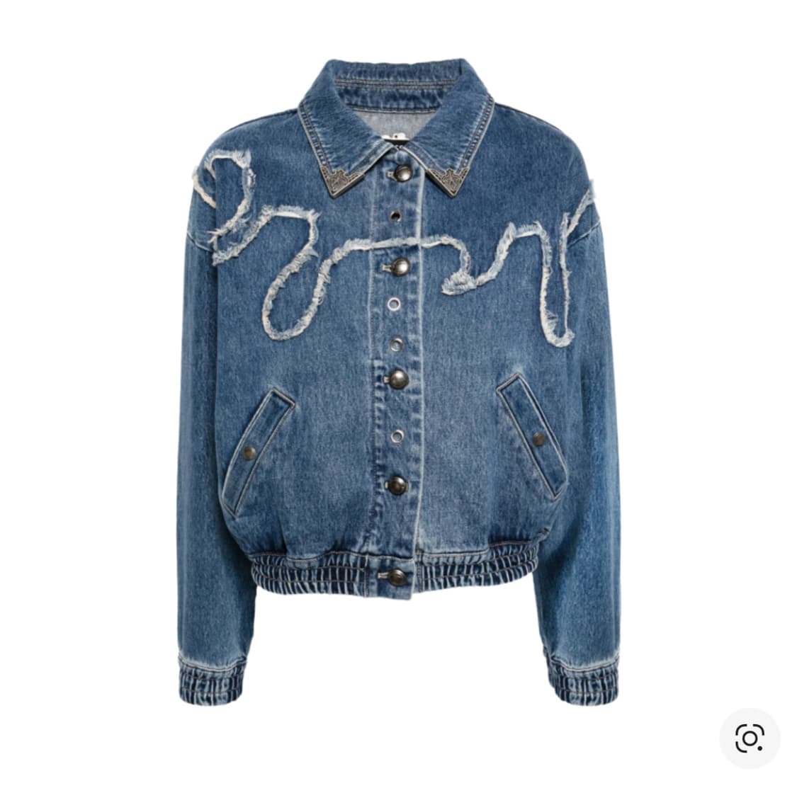 앤더슨벨 미오코 웨이브 데님 청자켓 상품이미지1