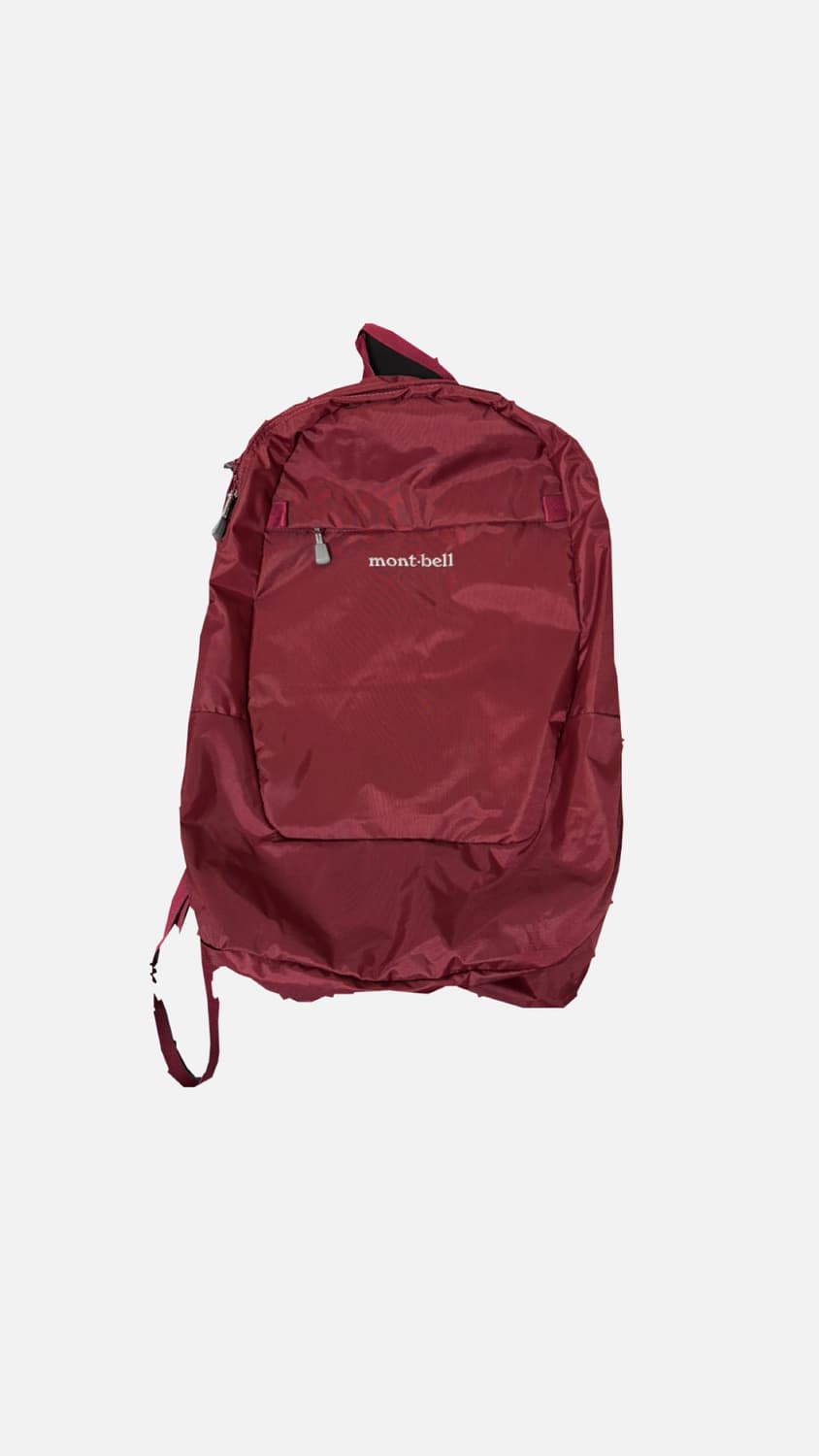몽벨 포케터블 데이팩 나일론 백팩 버건디 와인 레드 20L 상품이미지2
